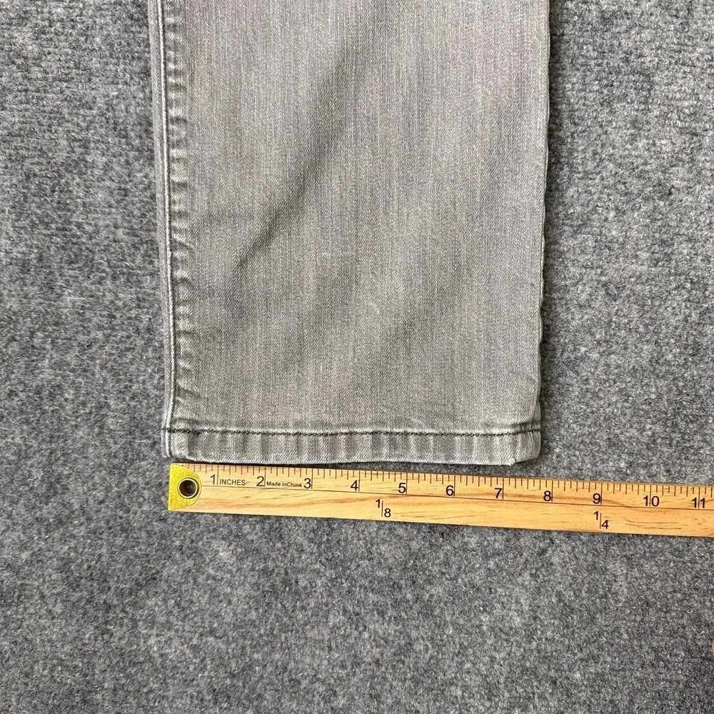 Patagonia Straight‎ Leg Jeans Mens 34x27 Button Fly Gray Organic Cotton Denim